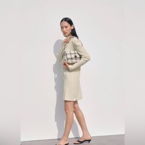 ANINE BING Kira Dress in Buttercream XS